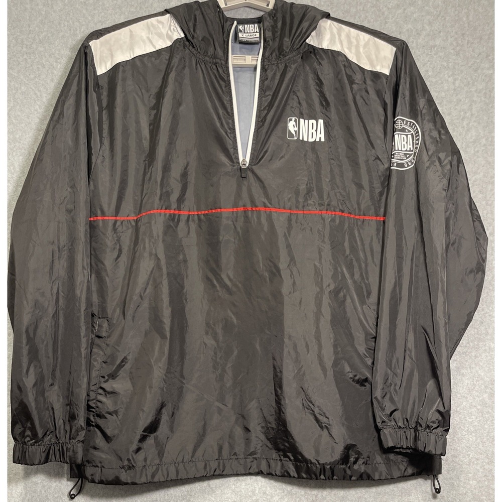 NBA Night Rider Jacket Black Size XL  Mens Windbreaker Exercise Basketball